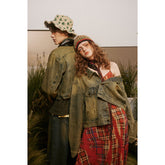 Unisex Jacket Denim Coat Vintage Coat